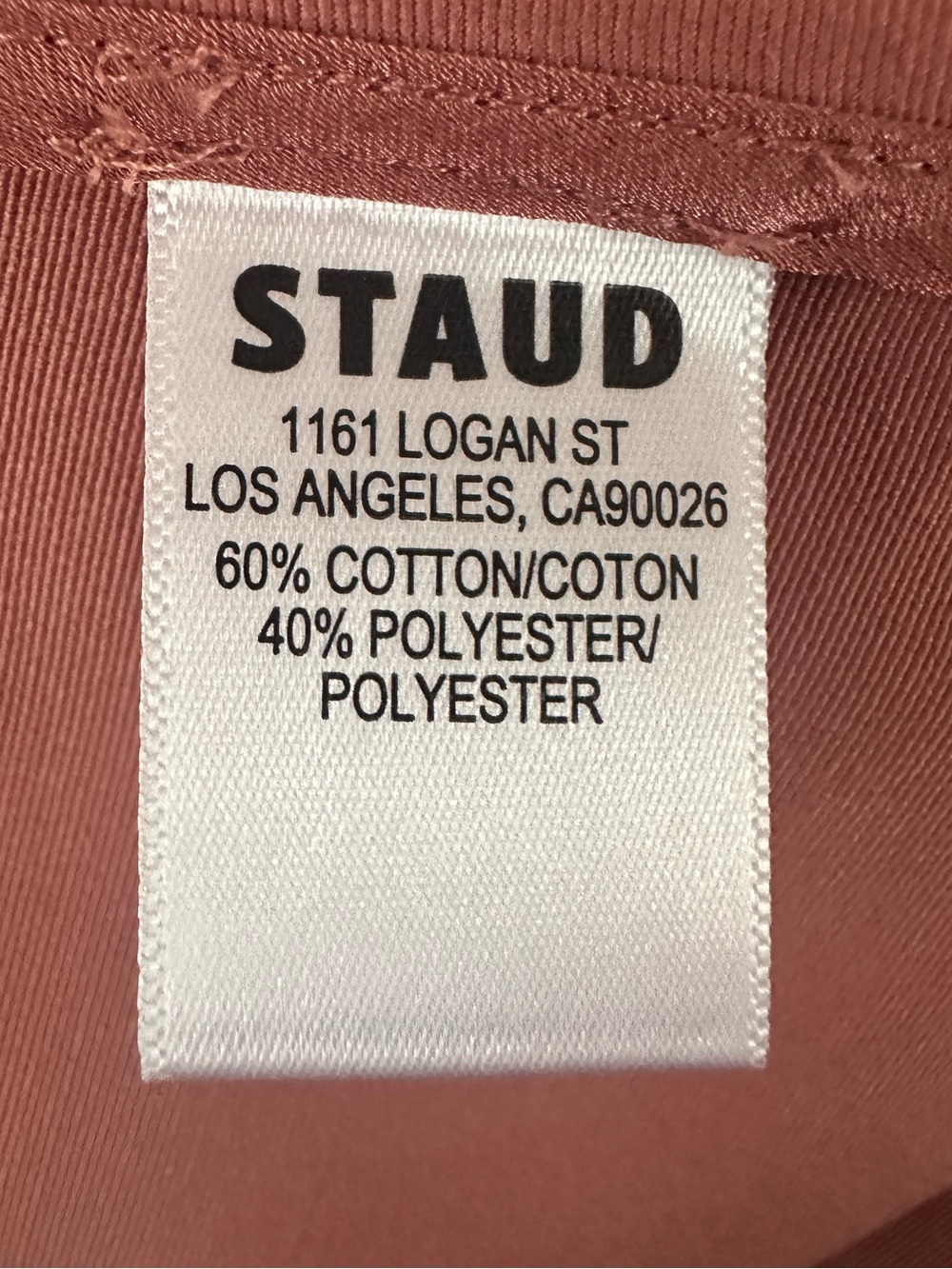 STAUD INGRID DRESS | ROSEWATER - Picture 10 of 11